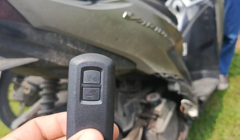 kunci keyless vario 150 hilang